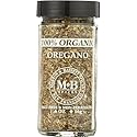 Morton & Bassett 100% Organic Oregano | Bold, Herbaceous Flavor for Italian, Greek & Mexican Cuisine | Gluten Free, Salt Free, Non-GMO | 0.6 oz Jar