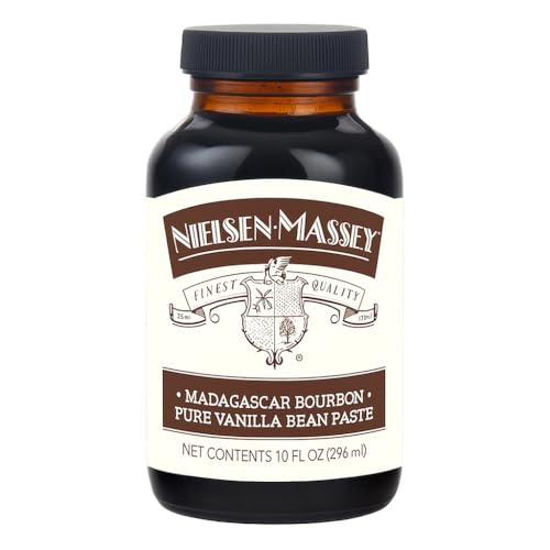 Nielsen-Massey Pure Vanilla Bean Paste, 10 oz | All-Natural, Certified Kosher Premium Baking & Cooking Vanilla with Real Bean Specks | Non-GMO