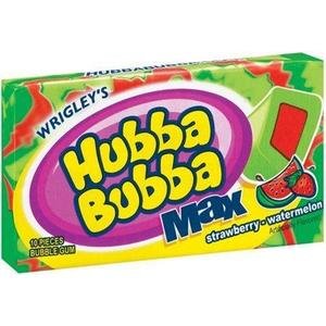 Hubba Bubba HUBBA BUBBA Max Strawberry Watermelon Bubble Gum 5 Piece Pa, 5 CT