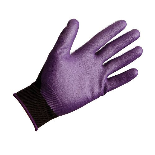 Kimberly-Clark Professional 40225 Size 7 Kleenguard Purple Nitrile Foam Coated Gloves (Pack of 12)