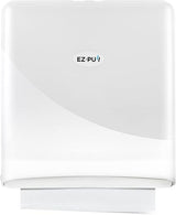 EZbrnd Wall Mount SLIMFOLD Hand Towel Dispenser for Kitchen/Washroom/Office/RV/Airbnb, Pearl White, 3210-EZ