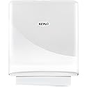 EZbrnd Wall Mount SLIMFOLD Hand Towel Dispenser for Kitchen/Washroom/Office/RV/Airbnb, Pearl White, 3210-EZ