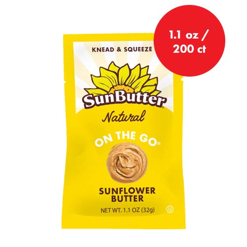SunButter® Natural Sunflower Seed Butter | 200 per case, 1 oz: Gluten-Free, Vegan Butter Rich in Plant-Based Protein, Ideal for Healthy Snacks
