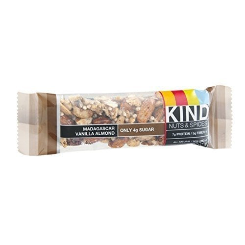 KIND BAR Madagascar Van Almond, 1.4 OZ, PK- 12