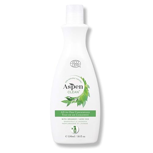AspenClean Natural Multi-Surface Cleaning Concentrate | Kitchen, Bathroom, Glass & More | Makes 35 bottles | 18 floz