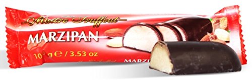 Maitre Truffout, German Marzipan bar with dark chocolate 100g (6 pcs)