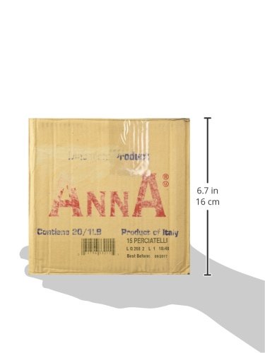 Anna - Italian Perciatelli (Bucatini) Pasta No. 15, (6)- 16 oz. Pkgs.