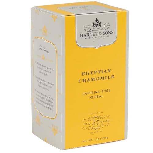 Harney & Sons Fine Teas Egyptian Chamomile - 20 Tea bags, 20 Count (Pack of 1)