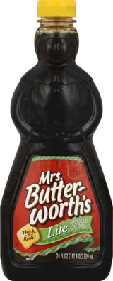 Mrs. Butterworth's Lite Syrup 24 oz (Pack of 12)