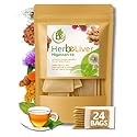 Cardo mariano, curcuma, diente de leon, boldo & cuachalalate TE (Milk thistle, turmeric, dandelion, boldo & cuachalalate) 24 Tea Bags, 100% natural