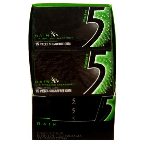 5 Gums Rain 15 Sticks Wholesale, (10 - Pack)