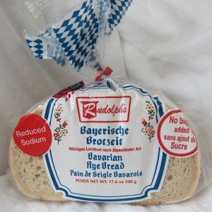 Rudolphs Bavarian Rye Bread 16oz. Seedless Sliced Sandwich Loaf