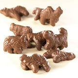 Asher's Chocolates, Gourmet Chocolate Covered Animal Crackers, Small Batches of Kosher Chocolate, Family Owned Since 1892 (6oz, Milk Chocolate)