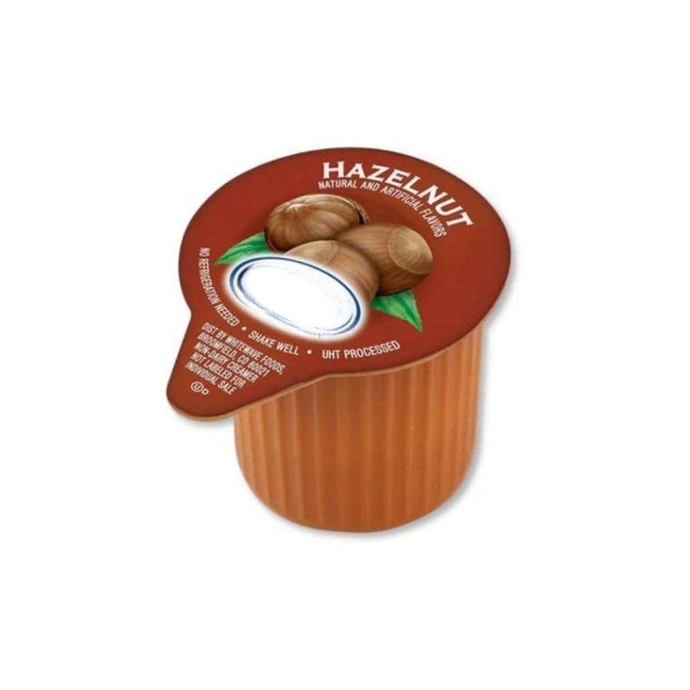 Hazelnut Coffee Creamers Single Serve Cups Non Dairy - 96 Count (Approx. 96 pieces)