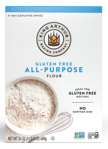 King Arthur Gluten-Free All-Purpose Flour, 24 Ounce (Pack of 1) - Non-GMO Project Verified, Certified Kosher