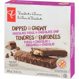 PC Dipped & Chewy Chocolate Fudge & Chocolate Chip Bars, 172g/6.1 oz, Imported from Canada}