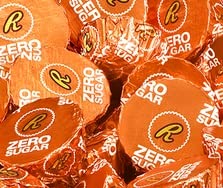Sugar Free Miniature Peanut Butter Cups - 2 Pound Bag - Zero Sugar - Individually Wrapped Chocolate