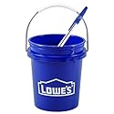 Blue Mini Bucket 0.4-Quart BPA-Free Food-Grade Polypropylene with Earth Garden Pen
