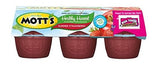 Mott's Healthy Harvest Summer Strawberry Applesauce Cups (Pack of 3) 6 Count, 23.4 oz