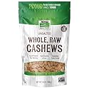 NOW Foods, Whole Cashews, Raw and Unsalted, Source of Fiber, Protein, Iron and Essential Fatty Acids, 10-Ounce (Packaging May Vary)