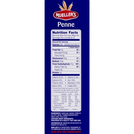 Muellers Penne, 16 Ounce (Pack of 2)