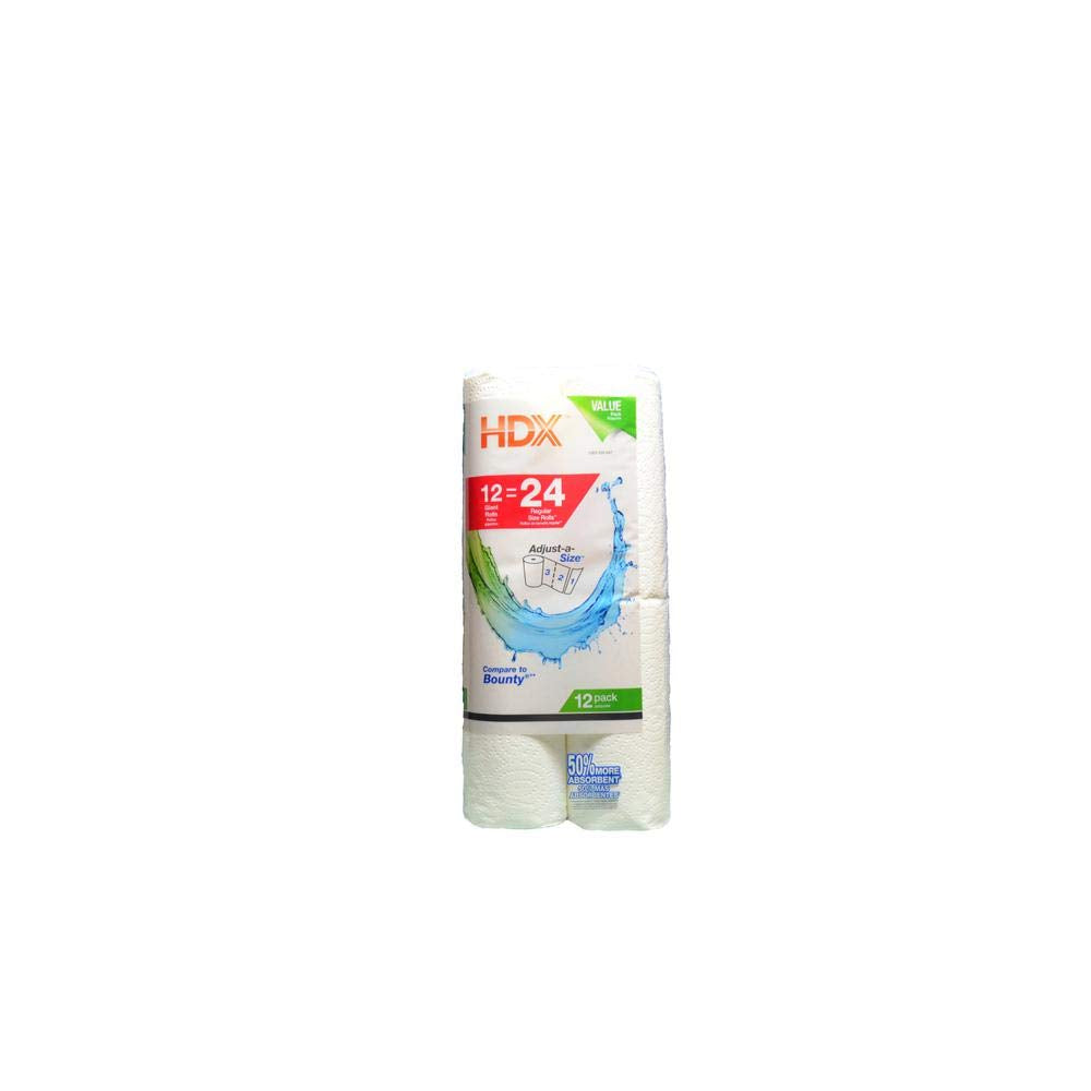 HDX Paper Towels (12-Roll)