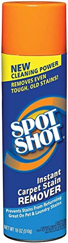 SPOT SHOT Instant Carpet Stain Remover Aerosol 18oz can for Pet & Laundry Stains (1 can)