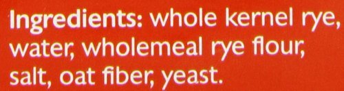 Mestemacher Natural High Fiber Bread 3 Flavor Variety Bundle: (1) Whole Rye, (1) Pumpernickel, and (1) Sunflower Seed, 17.6 Oz. Ea. (3 Total)