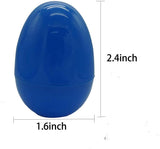 Nyicey 24 Pack Plastic Easter Eggs for Easter Basket Hunt Egg Party Classroom Prize Supplies and Filling Treats