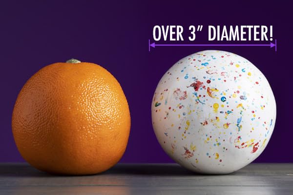 3.5-Inch World Famous Classic Giant Jawbreaker Candy | Mega Bruiser | Jumbo Jawbreakers Sucker Candy - Ideal Holiday Gift