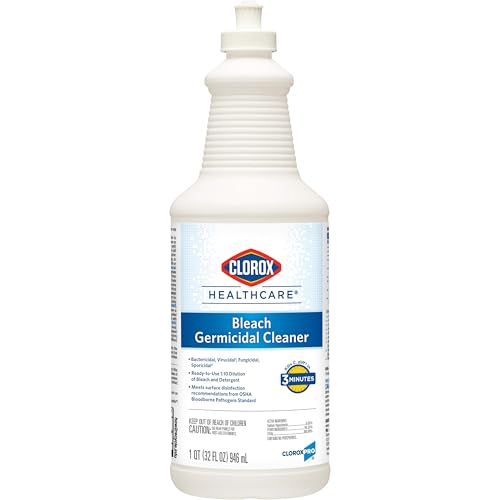 Clorox Healthcare Bleach Germicidal Cleaner Pull-Top, 32 Fluid Ounces (Package May Vary)