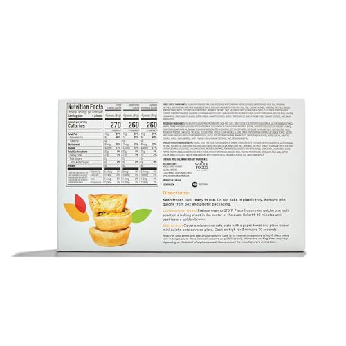 Whole Foods Market, Mini Quiche Assortment, 11.1 oz, (Frozen)