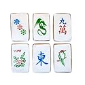 Mahjong Tile Cookies- Set of 6 Crunchy Shortbread Cookies Individually Wrapped by BakersDozenToGo