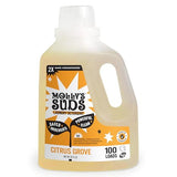 Molly's Suds Liquid Laundry Detergent | Clean Laundry Detergent Soap for Sensitive Skin | 2x Concentrated, High Efficiency (HE) | Citrus Grove - 100