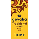 Gevalia Traditional Roast Mild Light Roast Ground Coffee, 12 oz Bag