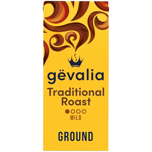 Gevalia Traditional Roast Mild Light Roast Ground Coffee, 12 oz Bag
