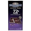 GHIRARDELLI Intense Dark Chocolate Bar, 72% Cacao, 3.5 Oz Bar