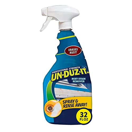 UN-DUZ-IT Legend Brands Rust Stain Remover Spray – Fiberglass Stain Remover - Carpet, RV, Boat – Biodegradable Cleaner, 32 Fl. Oz