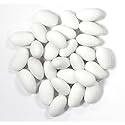 Italian Fine White Confetti Trinacria - Jordan Almonds - 1 Kilo (1000 grams)