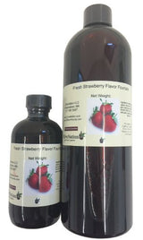 OliveNation Fresh Strawberry Flavor Fountain, Sugar Free, Water Soluble Beverage Flavoring for Ice Cream, Soda, Baked Goods, Non-GMO, Gluten Free