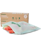Compostic Compostable Gallon Bags (60 Count) Starter Pack - Resealable Zip-Seal, Plant-Based, Home Compostable, Freezer Safe, BPA-Free, Non-Toxic