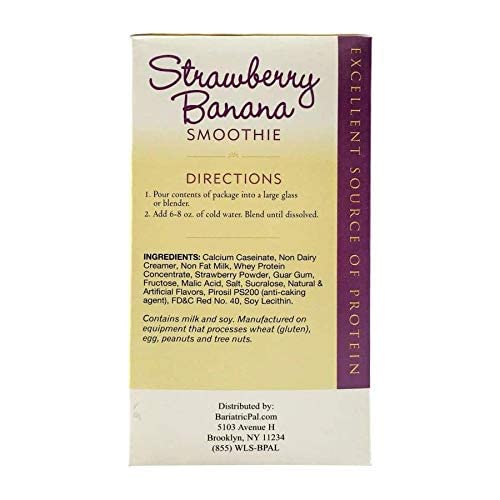 BariatricPal Protein Smoothie - Strawberry Banana (3-Pack)