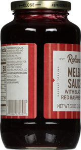 Roland Melba Sauce with Black and Red Raspberries, 32 Ounce
