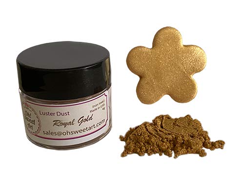 ROYAL GOLD METALLIC Luster Dust (4 grams container) By Oh! Sweet Art Corp