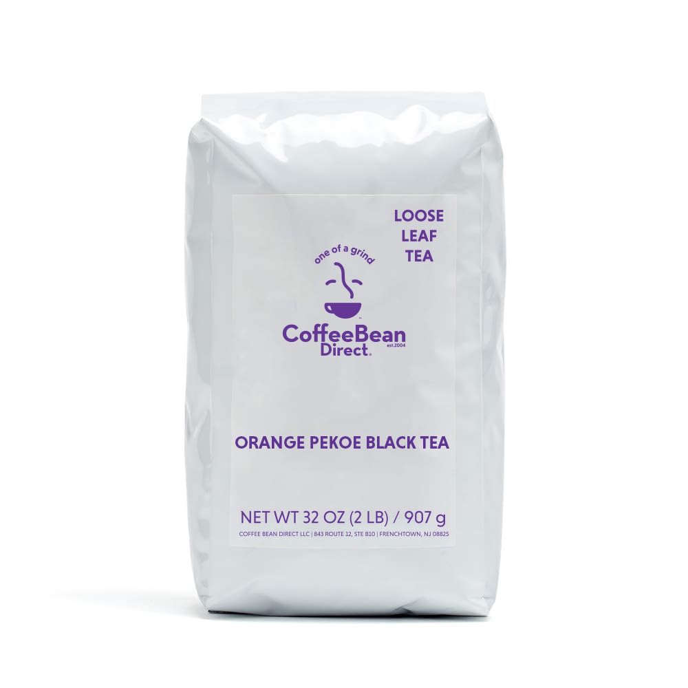 Coffee Bean Direct Orange Pekoe Loose Leaf Black Tea, Perfect Hot or Iced, 2 Pound Bag (Pack of 1)
