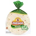 Mission Soft Taco Homestyle Flour Tortillas, Trans Fat Free, Thick, Medium Size, 10 Count - 2 Packs