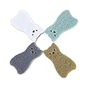 Kitchen Scrub Sponges Non-Scratch Multi-Use Heavy Duty Scrub Sponge for Dishes Pots and Pans Three-Layer Cat Shape Cleaning Sponge?4pack? (cat)