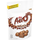 Aero Milk Chocolate Mini's, 135g/4.8oz, (Imported from Canada)