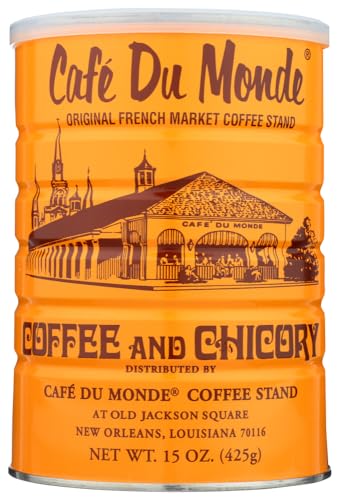 Cafe Du Monde Coffee with Chicory, 15-Ounce (Pack of 2)