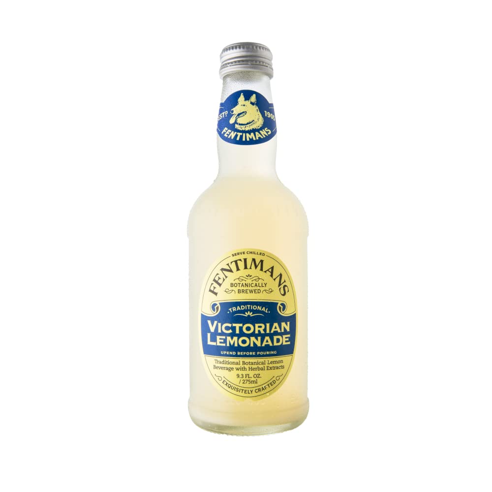 Fentimans Sparkling Victorian Lemonade - Sparkling Lemonade, Lemon Sparkling Water, Great Over Ice or as Mixer, All Natural Ingredients, Craft Soda